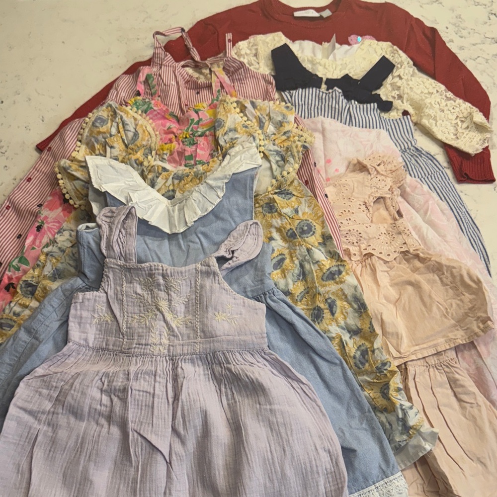 Set of 10 girls dresses size 5